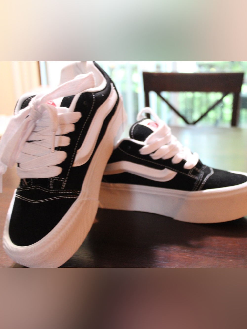 Vans Knu Stack Skate Shoe - Black